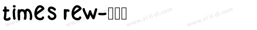 times rew字体转换